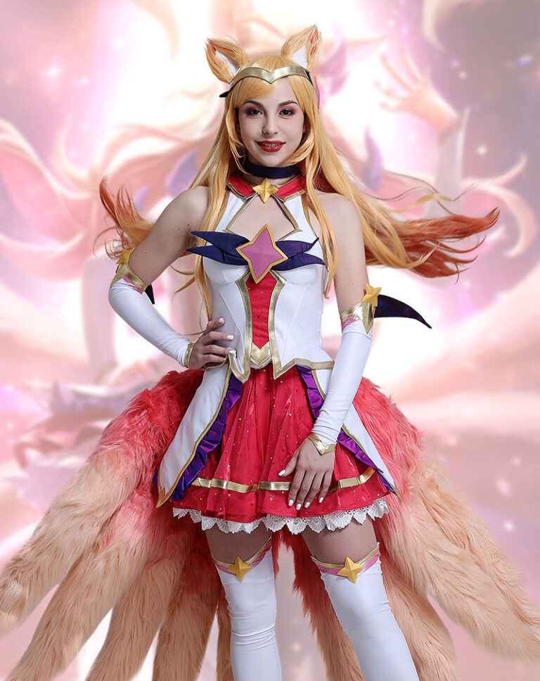 Star Guardian Ahri Cosplay Costume Rehney 