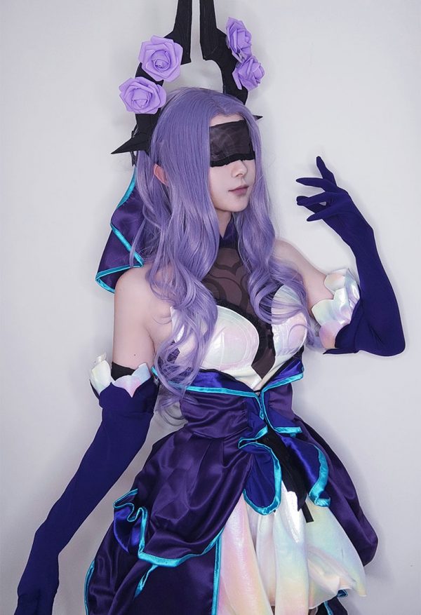 Withered Rose Syndra Cosplay Costume Rehney